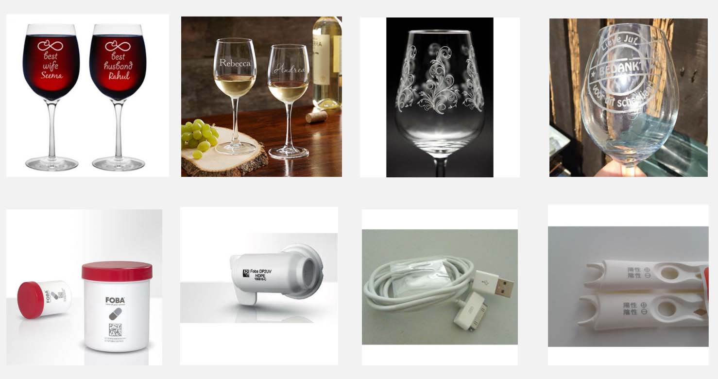 Glass material UV laser marking machine