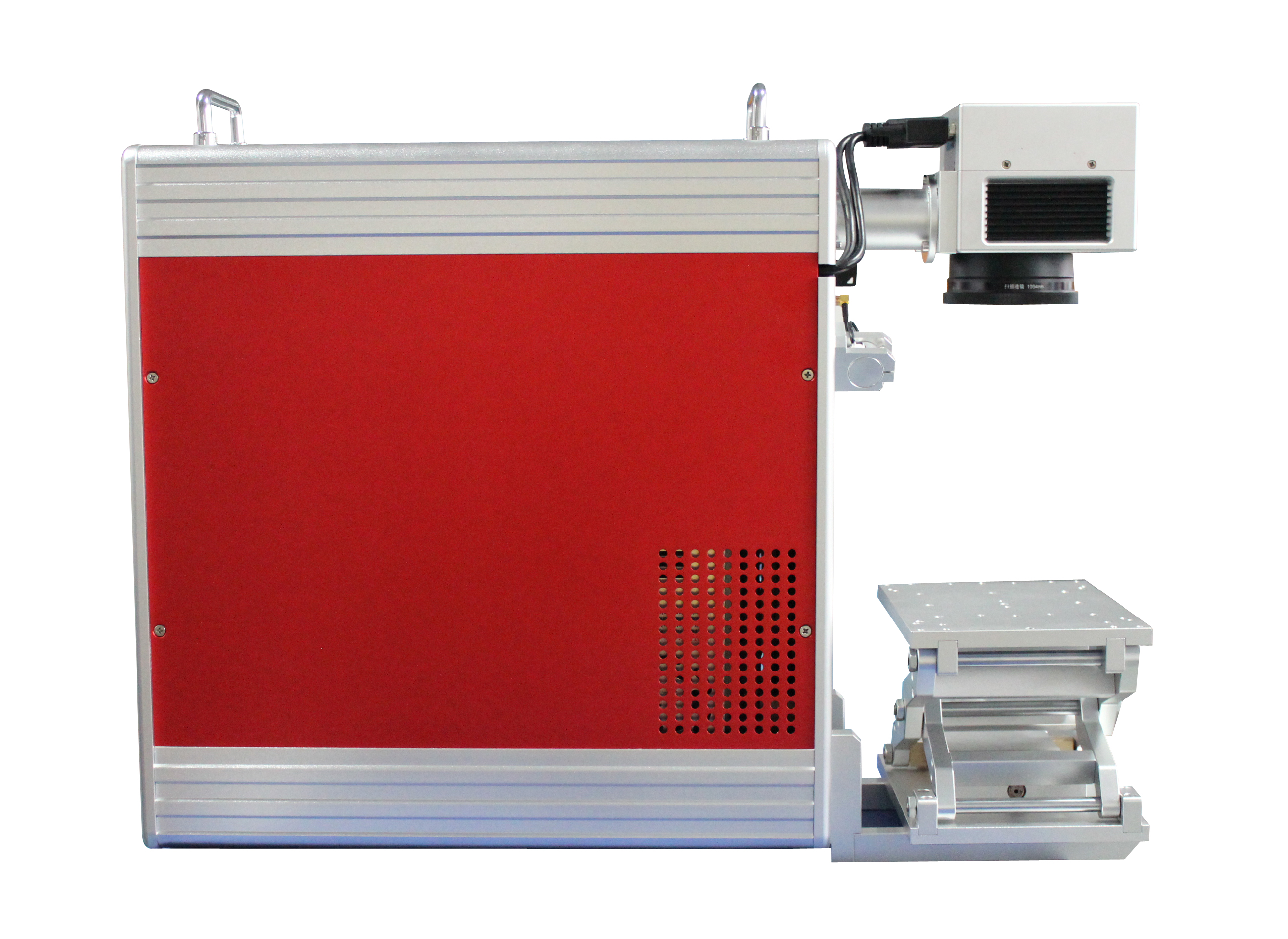 Portable type fiber laser marking machine