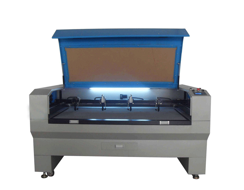 Four heads Co2 Laser cutting and engraving machine