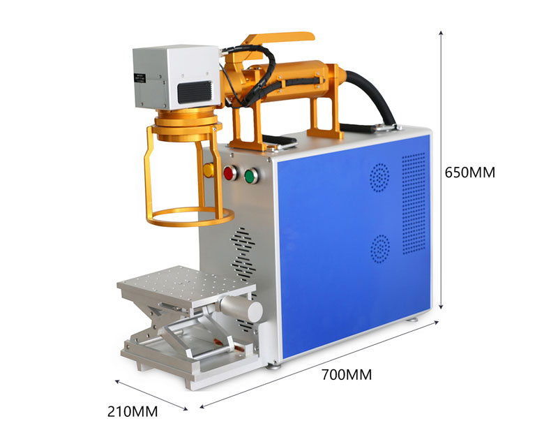 Handheld type fiber laser marking machine