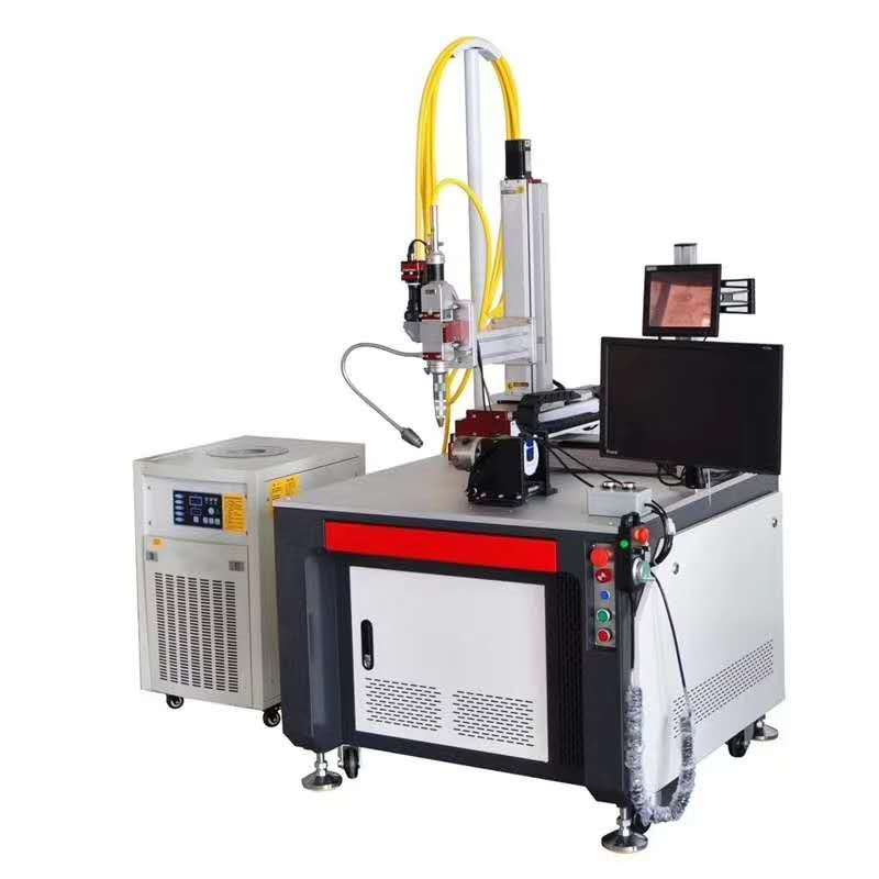 The process control of the starting arc in laser welding.