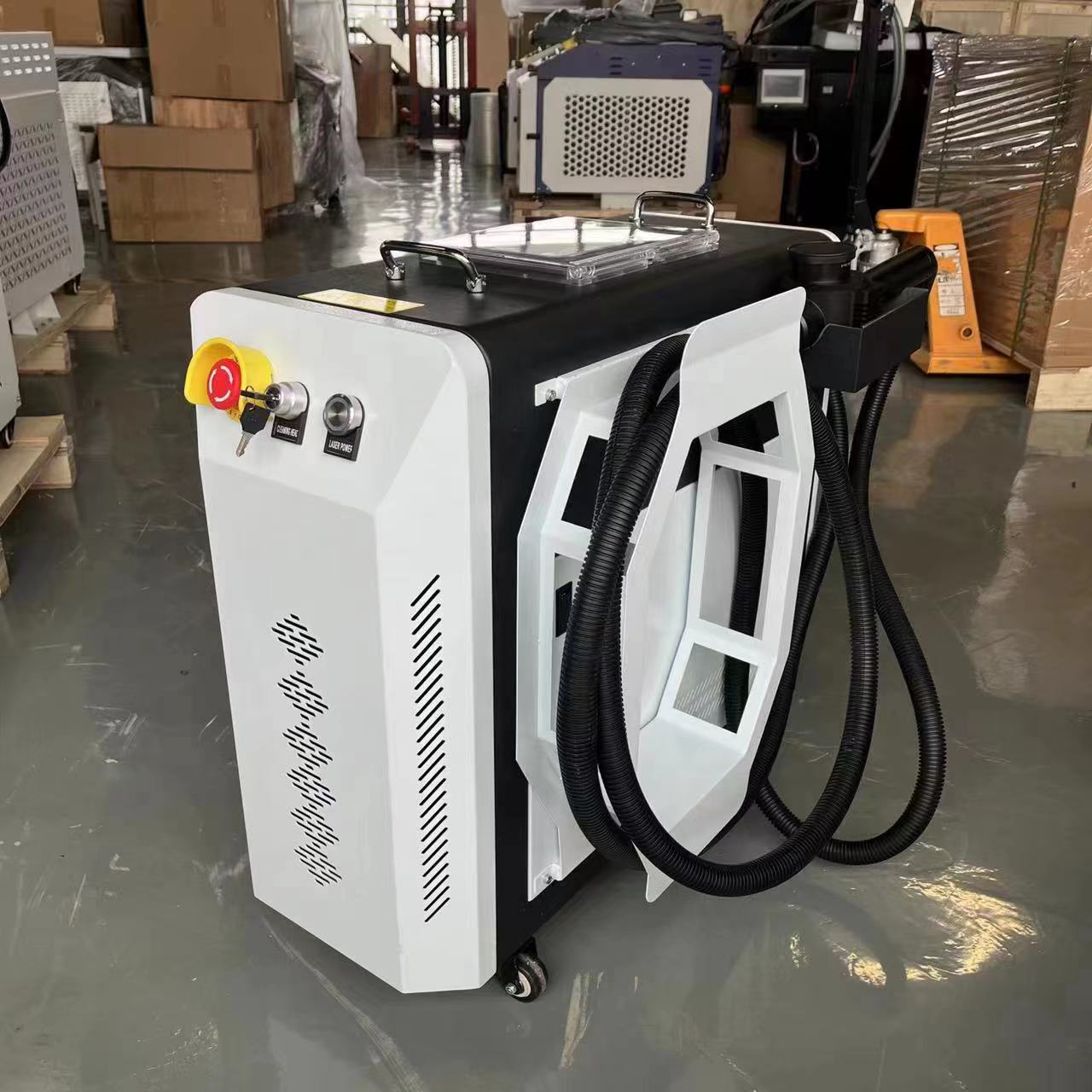 Laser cleaning on cultural relic